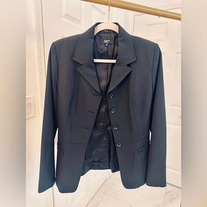Philippe Adec Paris Classic Black Blazer